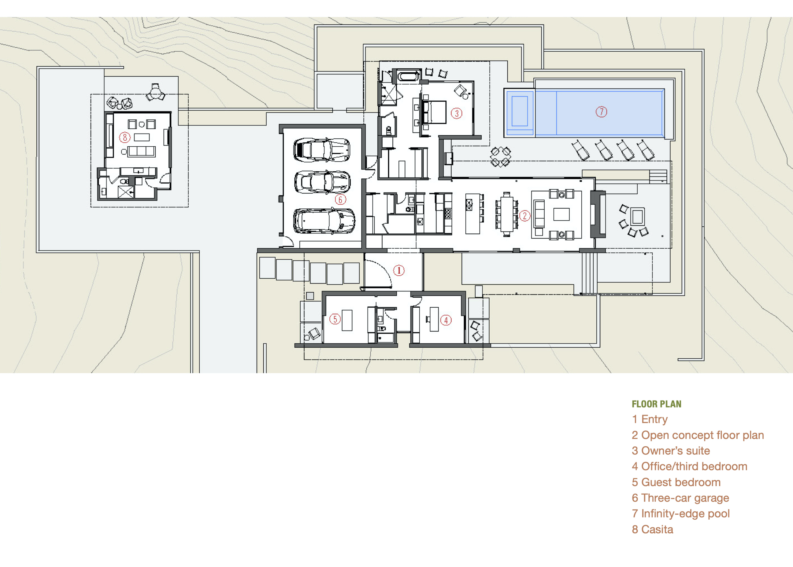 Floor Plan ProBuilder Desert Home   DCEH Floor Plan 